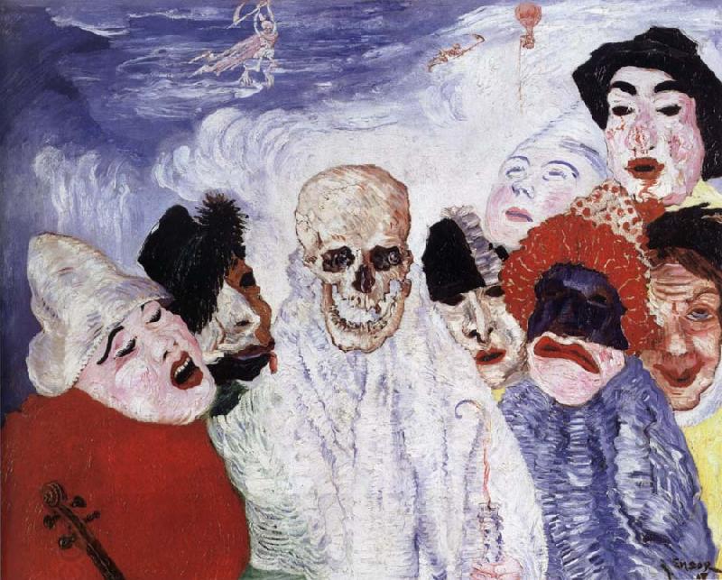 James Ensor Death and the Masks China oil painting art